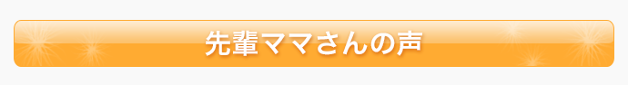 先輩ママさんの声