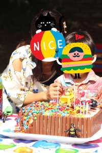 アメリカっぽいケーキ