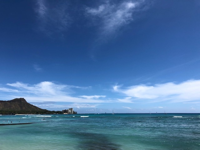 ハワイの海
