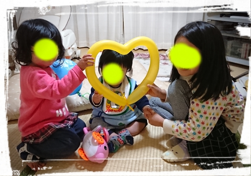 3人の子供達に元気をもらっています！