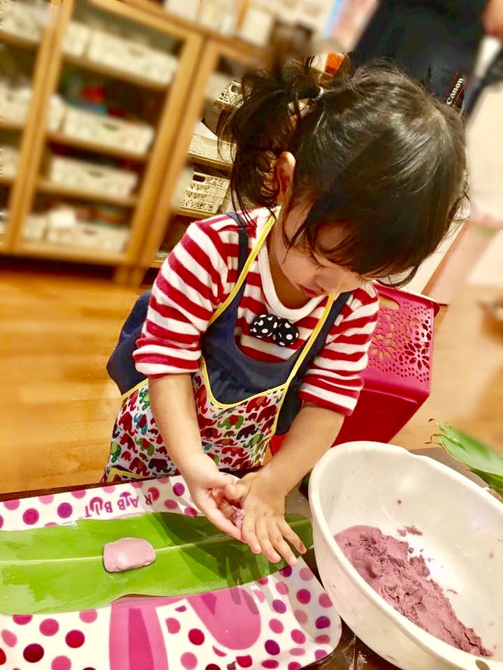 初めてのムーチーつくり