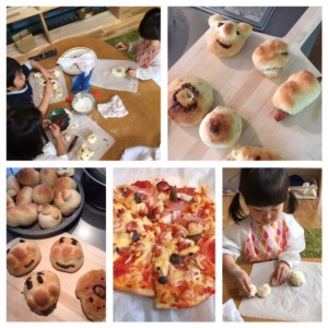 こねこねパン作り