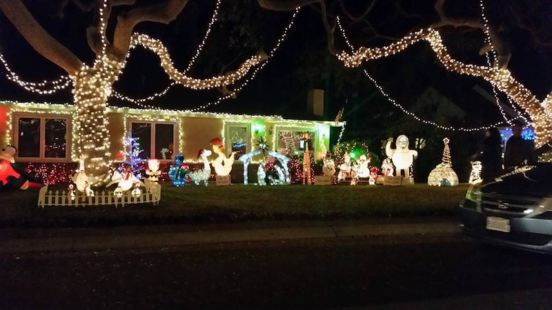 雪のないクリスマス in California