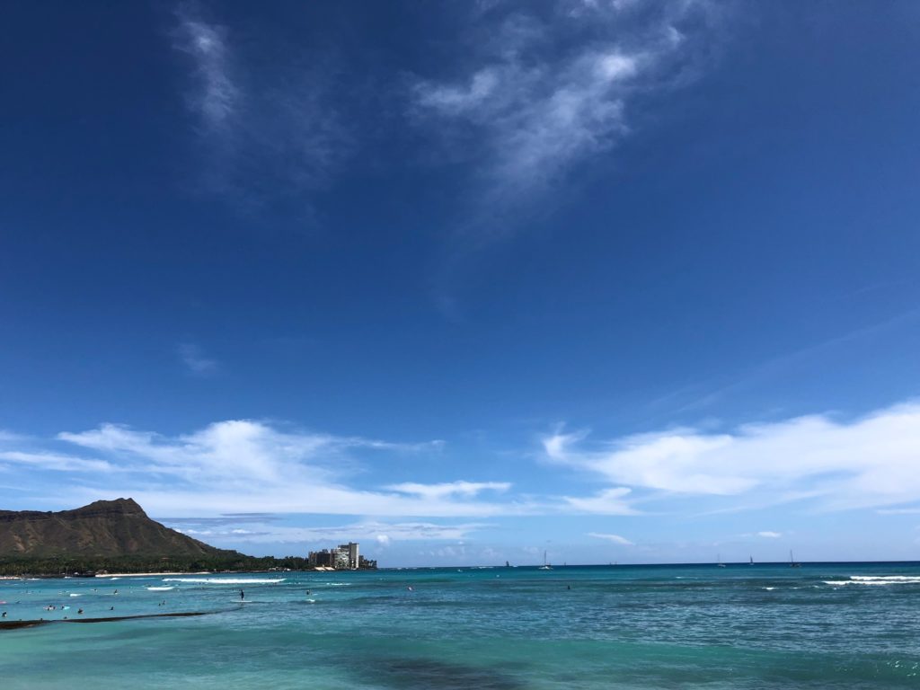 ハワイの海