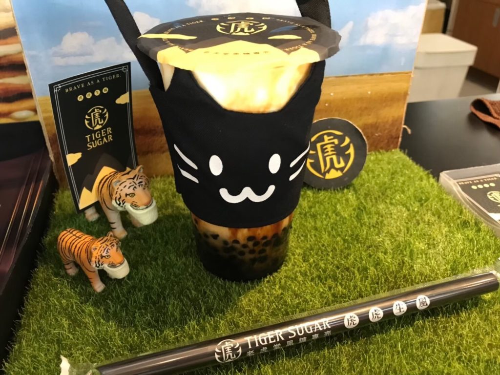 「TIGER SUGAR」の黒糖ボバミルクティ