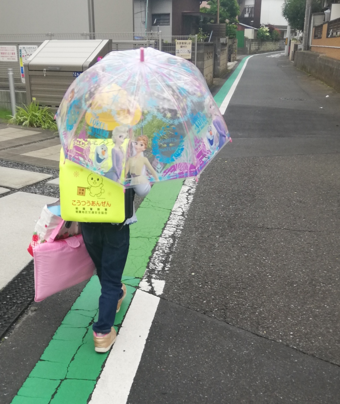 雨の日の登校