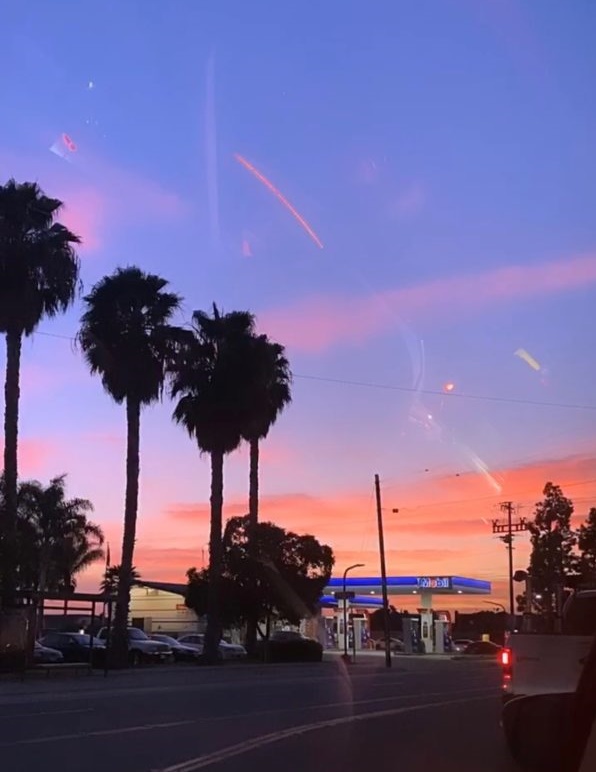 カリフォルニアの夕焼け