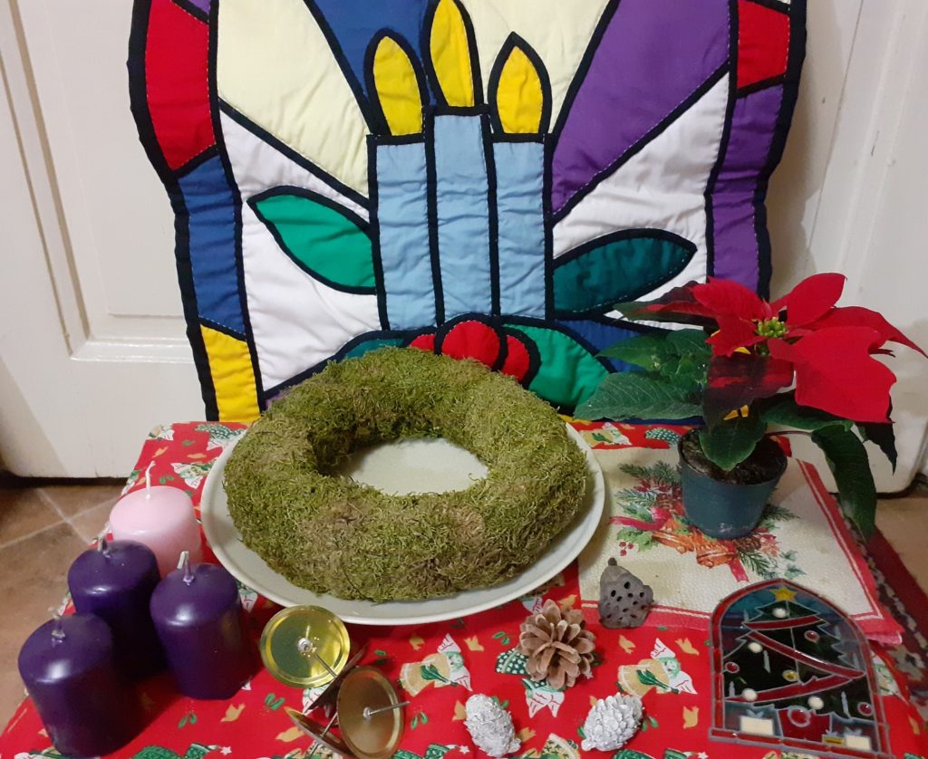 アドベントキャンドルの材料