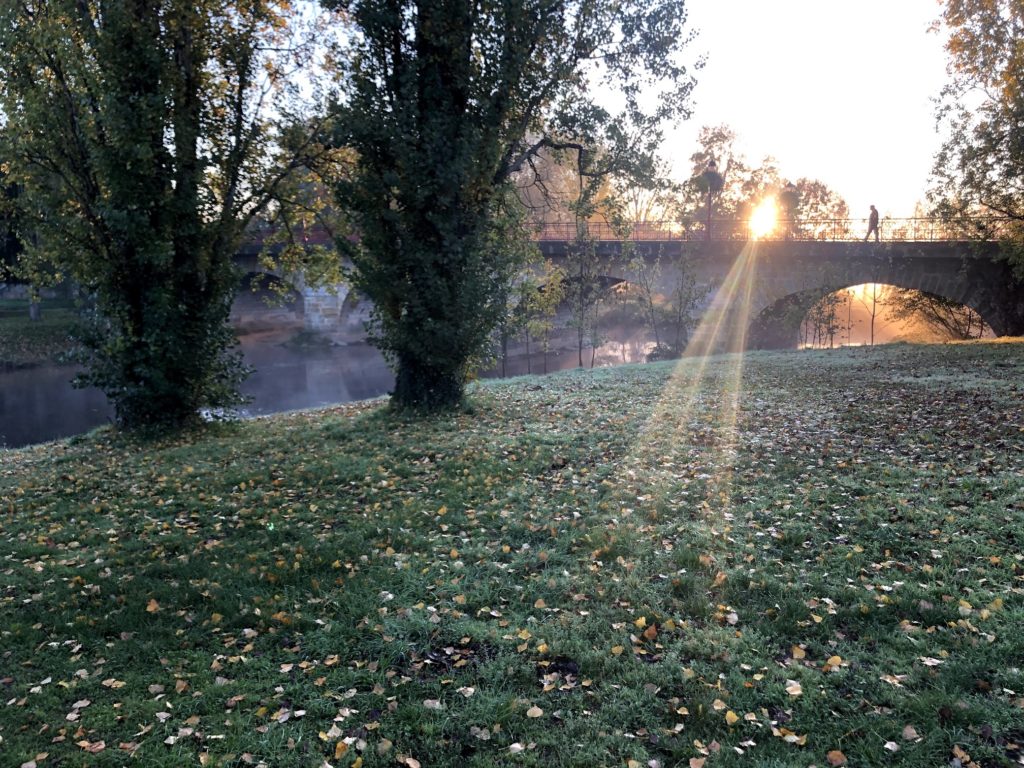 自宅からの景色に癒される朝