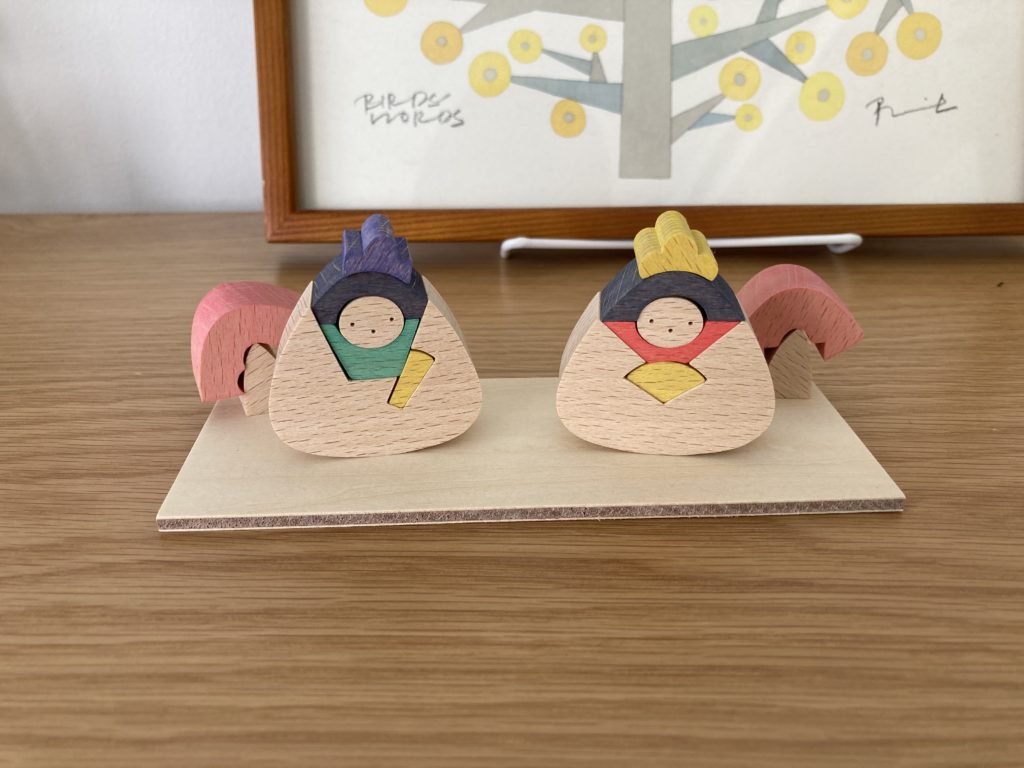 ブロックのひな人形