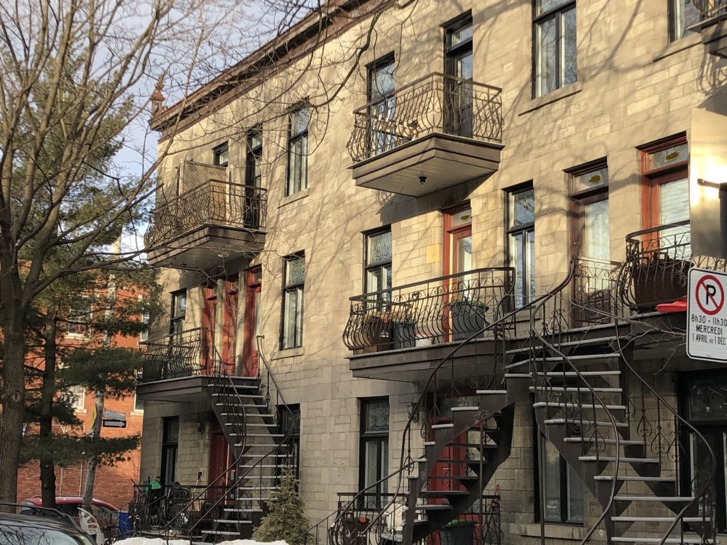 モントリオールの街並み