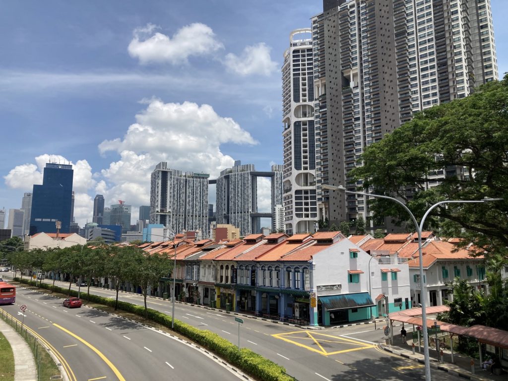 シンガポールの街並み