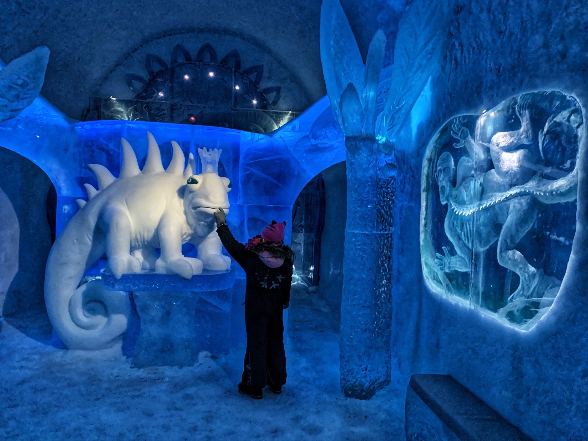 神秘的な氷の世界