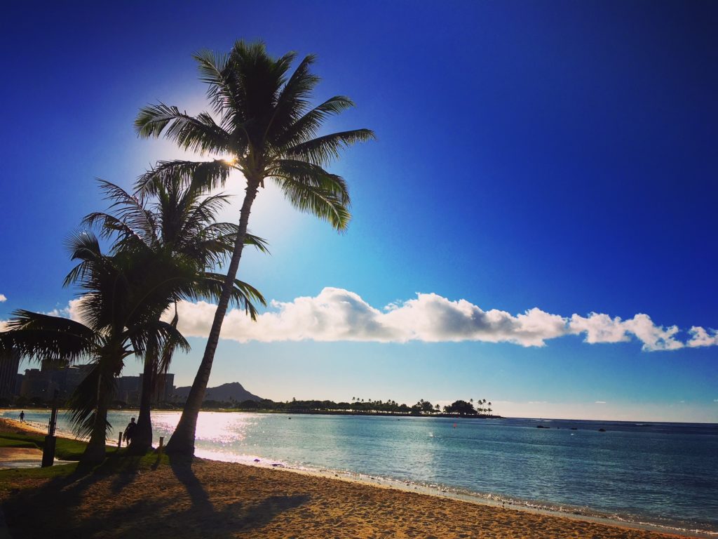 ハワイのビーチ
