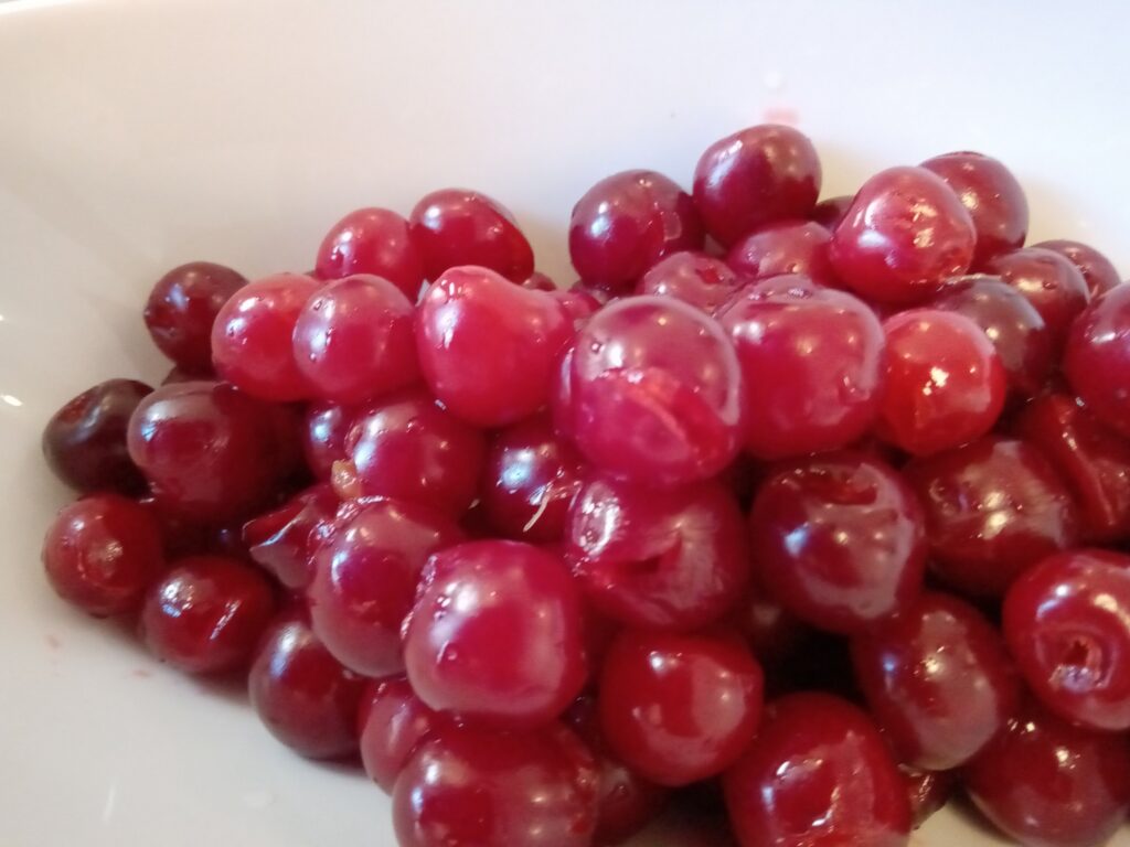 サクランボの下準備